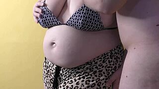 pregnant wife with big boobs cheats bareback with her lover, getting wet and lactating during hardcore sex