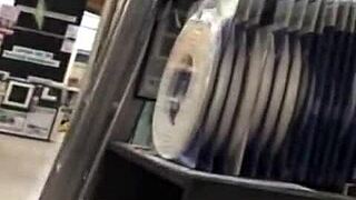 Piss and mini wank at diy store