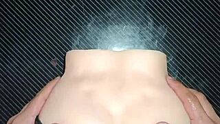 Candy spreads for anal sex on the desk