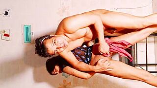 Desi college girl gets assfucked and facials by stepbrother at home
