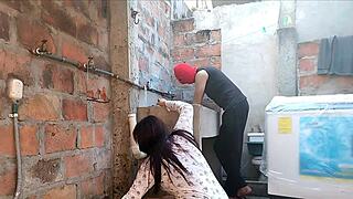 neighbor's pink pussy visible under nightgown 😏