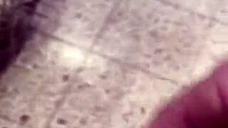 Piss and mini wank at diy store