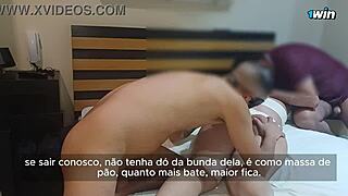 bruna silva hotwife gets banged by muscular eater while cuckold watches
