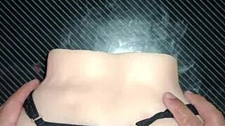 Candy spreads for anal sex on the desk