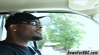 Pussy hunter mr marcus finds housewife maria bellucci bent over for big black cock!