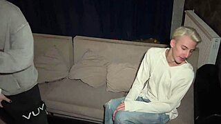 I fucked my friend's busty girlfriend hard at the party, making her squirt