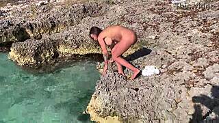 Monika Fox halts tour bus for nude sea swim