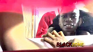 a lovely moment with father christmas santa having a good time in the bedroom during casting interview