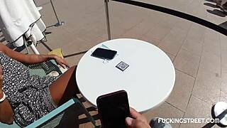 he invited her for cream and blowjob 😏