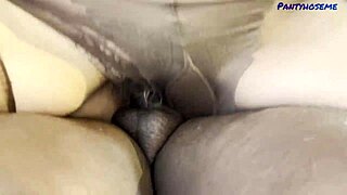 mature wife films first black lover in pantyhose