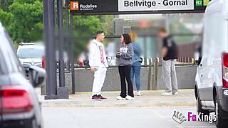 seducing young lily morena on the street, this babe loves hardcore studs