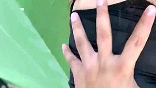 Housewife enjoys doggy creampie with ojek driver