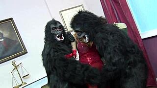 Oh wow, renee richards gets a massive tittie cumshot while antonia deona watches in lingerie and fishnets!