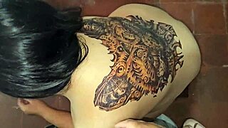 does the chubby girl swallow all her milk?