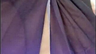 does the chubby girl swallow all her milk?