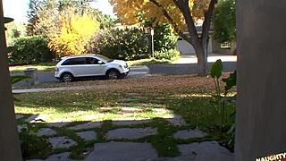 Another lucky guy cums loudly on this bitch's big booty after anal fuck!