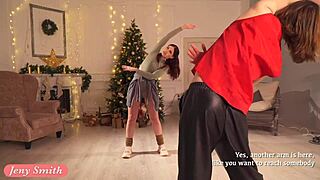 erotic stretching class prank with jeny smith