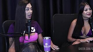 Busty Stepmom With Big Tits And Ass Gets Blowjob From Brunette MILF Pornstar POV!