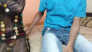 Indian desi saali gets fucked hard by jija on the ranch 😈