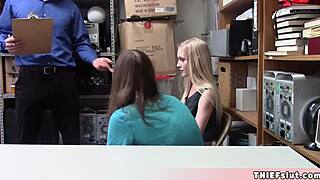 Beautiful Emma Gets Fucked By A Security Guard While Her Boyfriend Watches In Rough Doggystyle