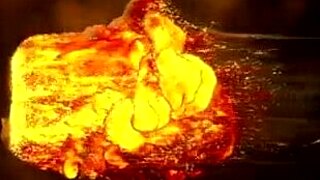 I'm getting my ass fucked hard by two big cocks, squirting everywhere!