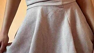 sweet girl maiskii masturbates with a dildo on her wet shaved pussy in this homemade teen video