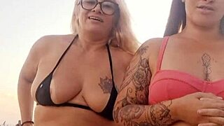 Friend whispers, 'Want to lose your virginity to us on the beach?'