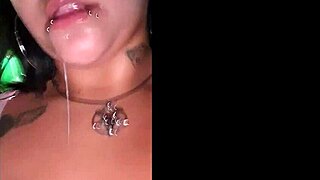 curvy teen naked in street game, masturbating with assplay piercing and fetish dating!