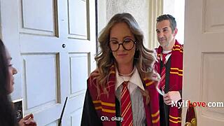 Skinny Milf In Cosplay Loves Elder Wands During Sex