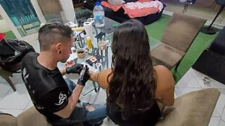 Tattoo Trade For Pussy With Latina Amateur