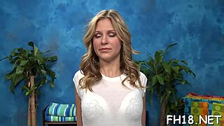 Can This Adorable Teen Handle Rough Massage Screwing?