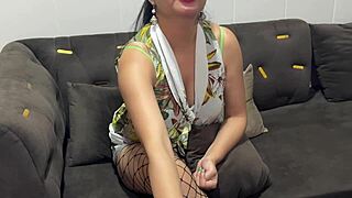 Teen Seduces Stepdad With Dirty Talk At Home