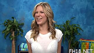 Can This Adorable Teen Handle Rough Massage Screwing?