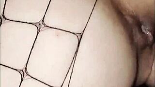 skinny mature wife and her husband filming beautiful close up pussy action in their amateur couple video.