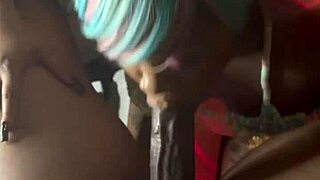 raving turns into fucking raw with wet pussy pov, monster cock licking and riding roughly.