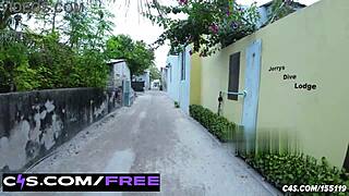 Teen Marina loses control while walking outdoors and wets her jeans in a cute, humiliating moment.