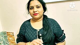 Indian wife in intense scene