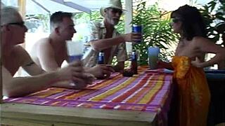 in the trailer park bar, dixie was the ultimate slut getting gangbanged