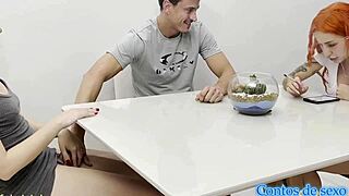 Enquanto Ela Cozinhava No Cu Da Cunhada Eu Socava Completo No Sheer