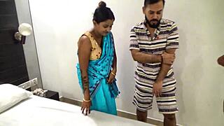 Indian Friends Seduce Beautiful Maid For Threesome