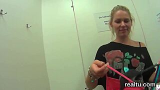 adorable czech chick gets seduced in the shopping centre and banged in pov