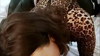 Hey, check out this french amateur in red satin, deepthroating and rimming in doggystyle pov