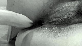 unusual anal penetration milf in stockings with hairy pussy and beautiful ass on the floor