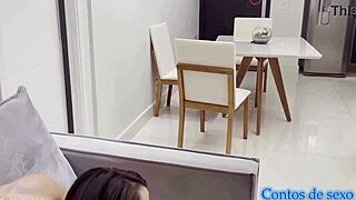 Enquanto Ela Cozinhava No Cu Da Cunhada Eu Socava Completo No Sheer