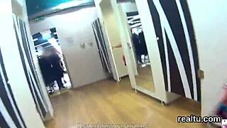 adorable czech chick gets seduced in the shopping centre and banged in pov