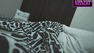 taboo fantasy turns real step mom helps step son in bed with hand but fills pussy with cum?