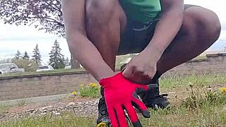 Taking An Exercise Routine I Learned Indoors And Privately Practicing It Outdoors 3