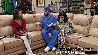 Freshman Gets Mandatory Hitachi Orgasm - Solana