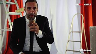 Blonde Sicilia Gets Pussy Consolation from Old Stud