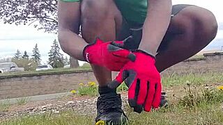 Taking An Exercise Routine I Learned Indoors And Privately Practicing It Outdoors 3